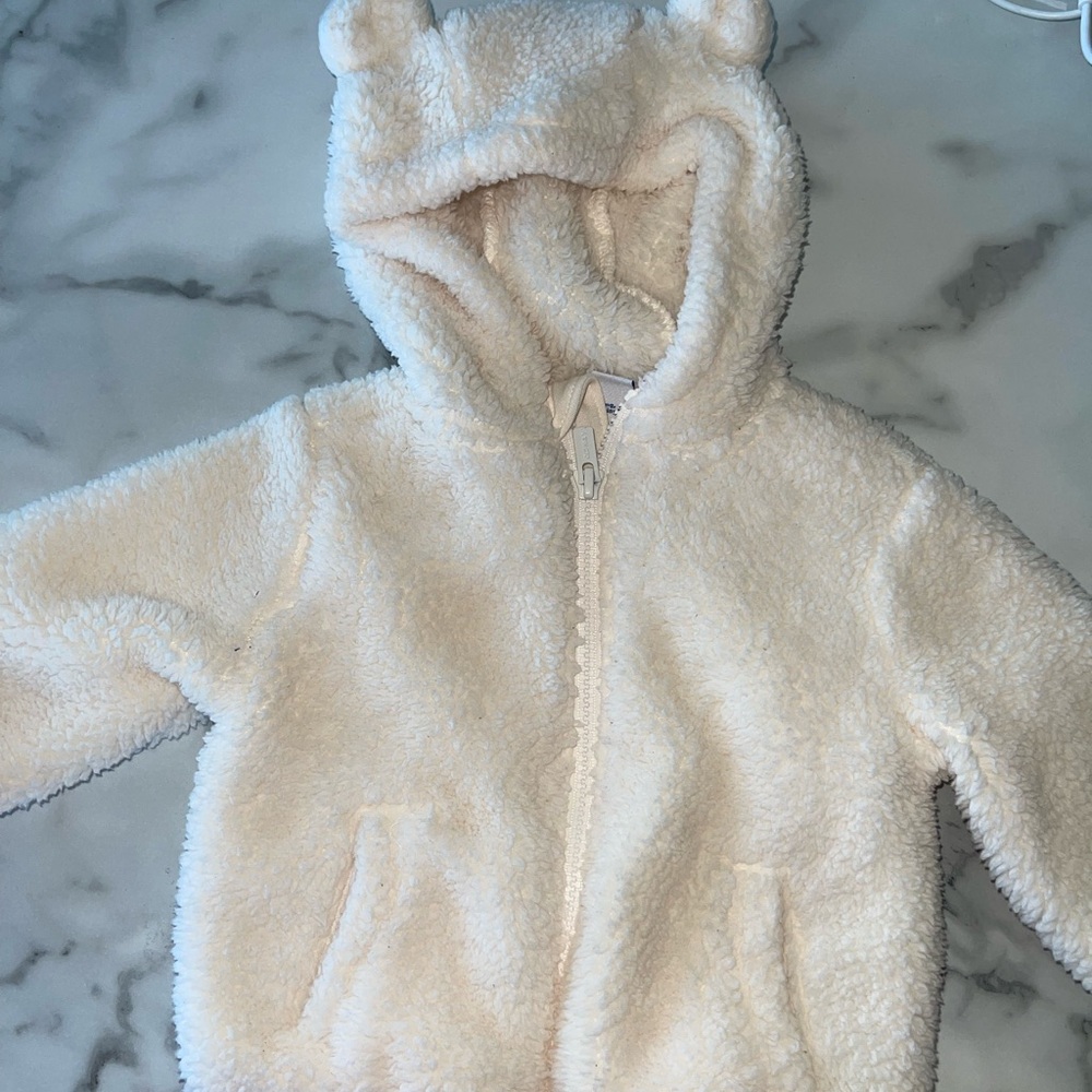 Old Navy Cozy Cream Baby Jacket